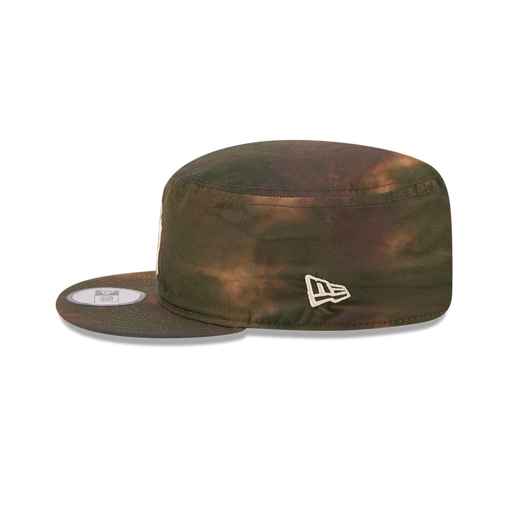 Pictured is this MLB Nylon Wash Dye New York Yankees Painter cap in open green. 5