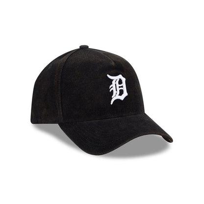 Pictured is this MLB Quickstrike Snow Wash Cord Detroit Tigers 59FORTY A-Frame Fitted cap in black. 4
