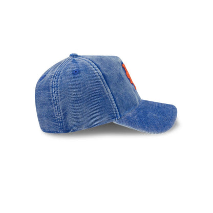 Pictured is this MLB Quickstrike Snow Wash Cord New York Mets 59FORTY A-Frame Fitted cap in blue. 6