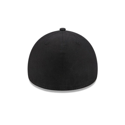 Pictured is this NBA Hardwood Classic Waxy Canvas LA Lakers 59FORTY A-Frame Fitted cap in black. 7