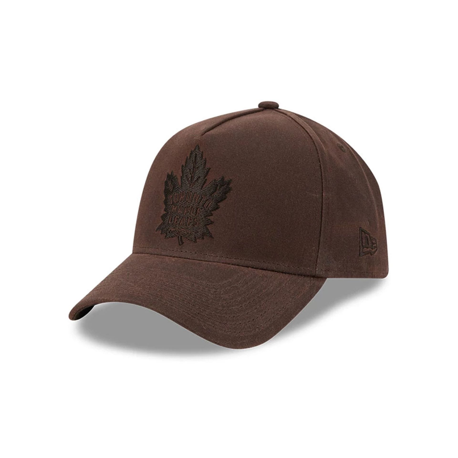 NHL Waxy Canvas Maple Leafs Open Brown 59FORTY A-Frame Fitted Cap