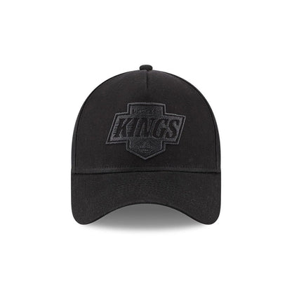 Pictured is this NHL Quickstrike Waxy Canvas LA Kings 59FORTY A-Frame Fitted cap in black. 2