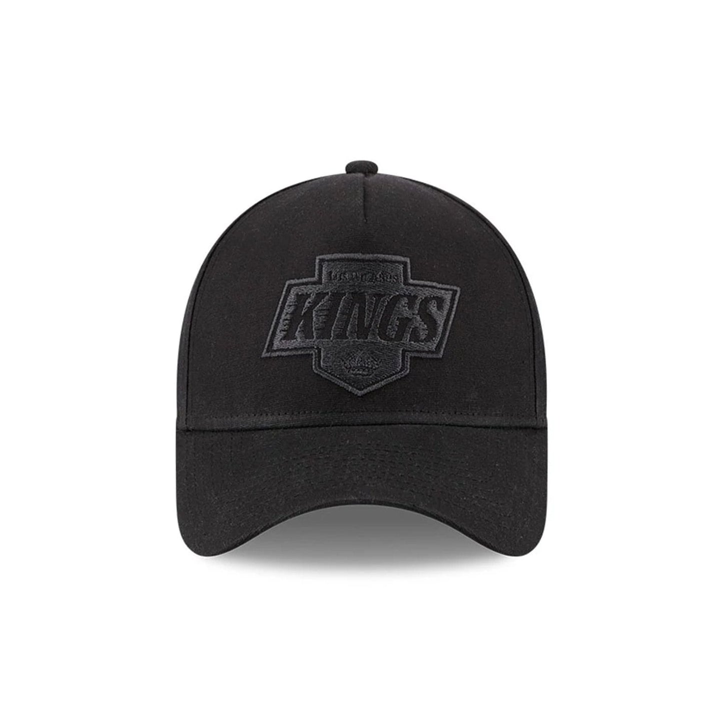 Pictured is this NHL Quickstrike Waxy Canvas LA Kings 59FORTY A-Frame Fitted cap in black. 2