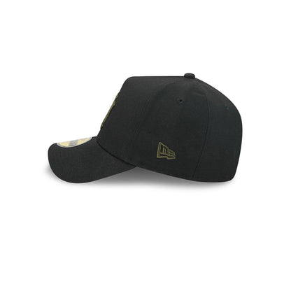 Pictured is this MLB X Alpha New York Yankees 59FORTY A-Frame Fitted cap in black. 5