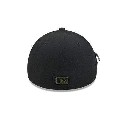 Pictured is this MLB X Alpha New York Yankees 59FORTY A-Frame Fitted cap in black. 6