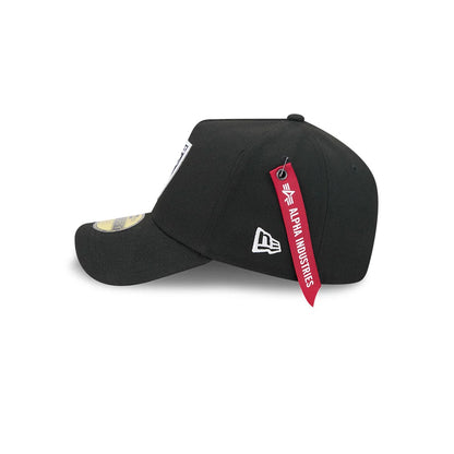 Pictured is this NFL X Alpha Las Vegas Raiders 59FORTY A-Frame Fitted cap in Black. 4