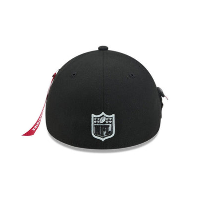 Pictured is this NFL X Alpha Las Vegas Raiders 59FORTY A-Frame Fitted cap in Black. 6