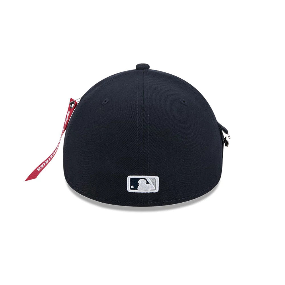 Pictured is this MLB X Alpha New York Yankees 59FORTY A-Frame Fitted cap in navy. 6
