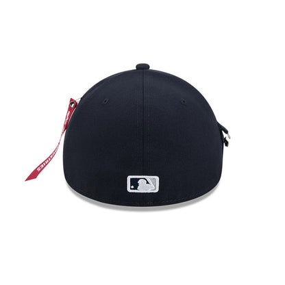 Pictured is this MLB X Alpha New York Yankees 59FORTY A-Frame Fitted cap in navy. 6