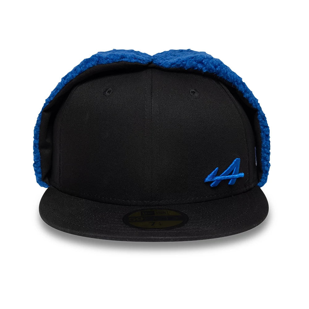 Pictured is this A390 Alpine Racing Dogear 59FIFTY Fitted cap in navy. 3