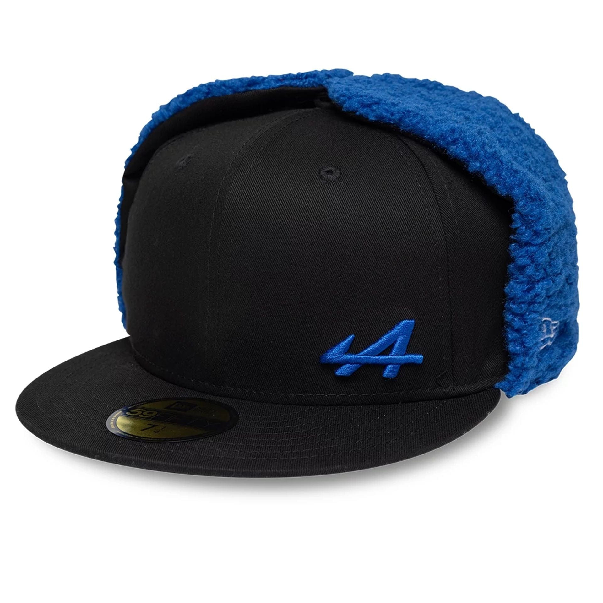 Pictured is this A390 Alpine Racing Dogear 59FIFTY Fitted cap in navy. 1