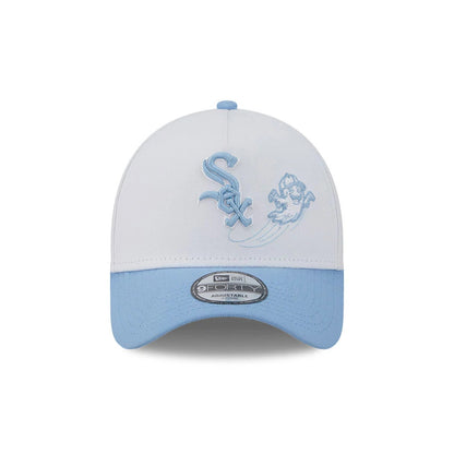 Pictured is this MLB Halloween Chicago White Sox 9FORTY A-Frame cap in white. 4