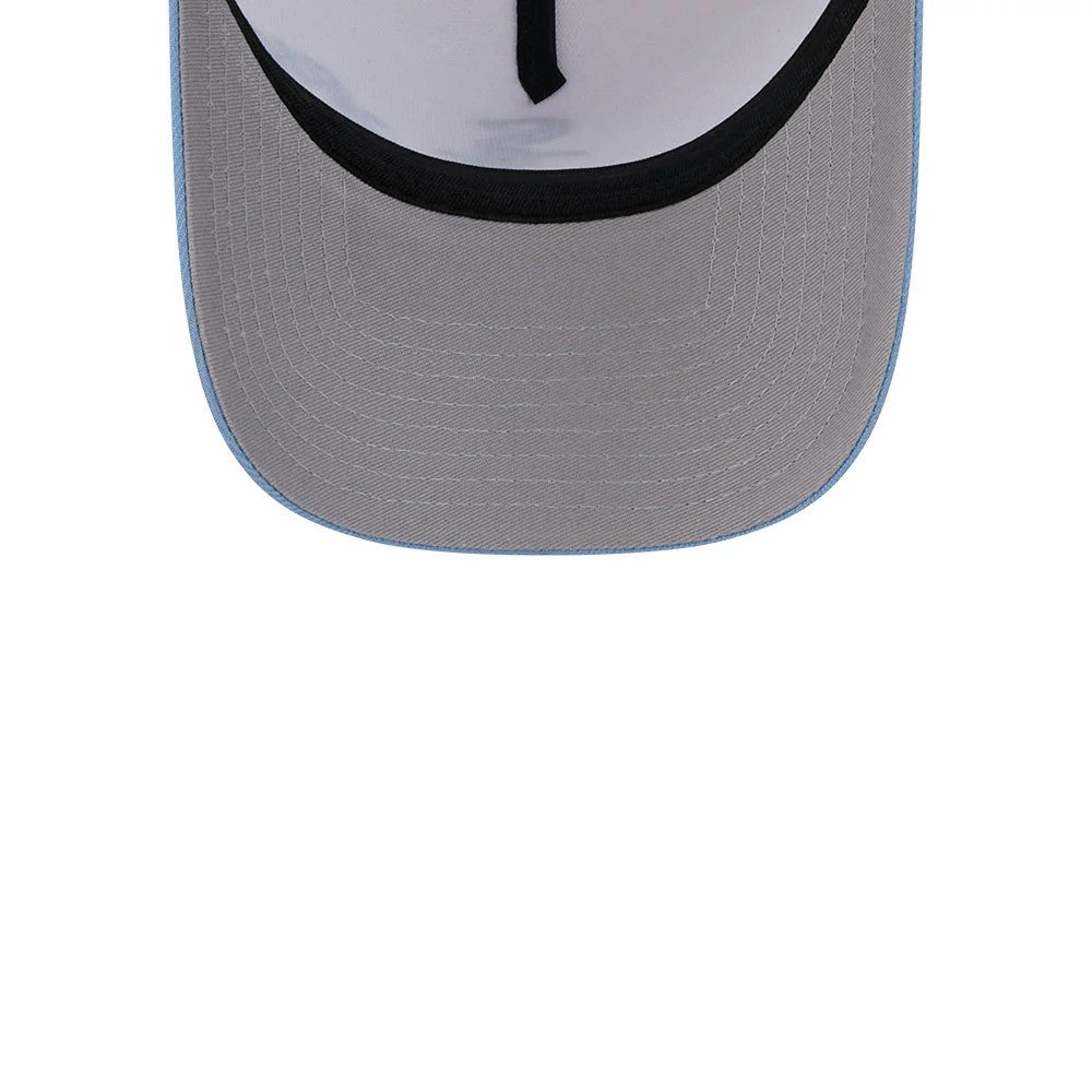 Pictured is this MLB Halloween Chicago White Sox 9FORTY A-Frame cap in white. 2