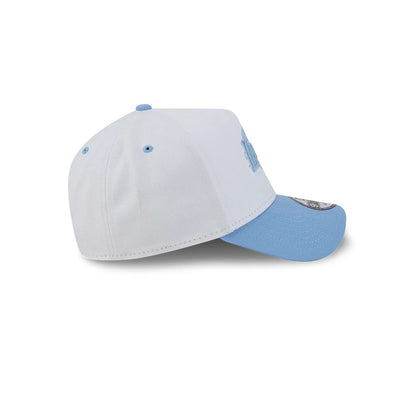 Pictured is this NBA Halloween LA Lakers 9FORTY A-Frame cap in white. 7