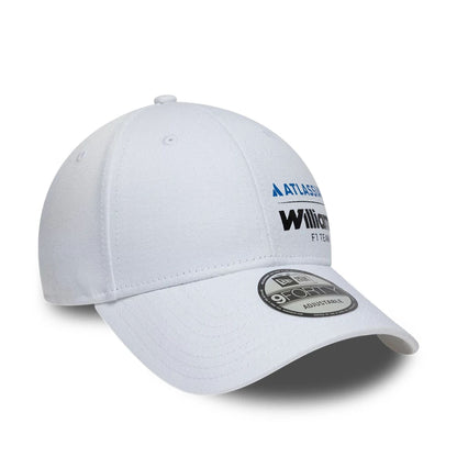 Pictured is this Atlassian Williams F1 Team Essential 9FORTY Adjustable cap in white. 3
