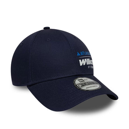Pictured is this Atlassian Williams F1 Team Essential 9FORTY Adjustable cap in navy. 3