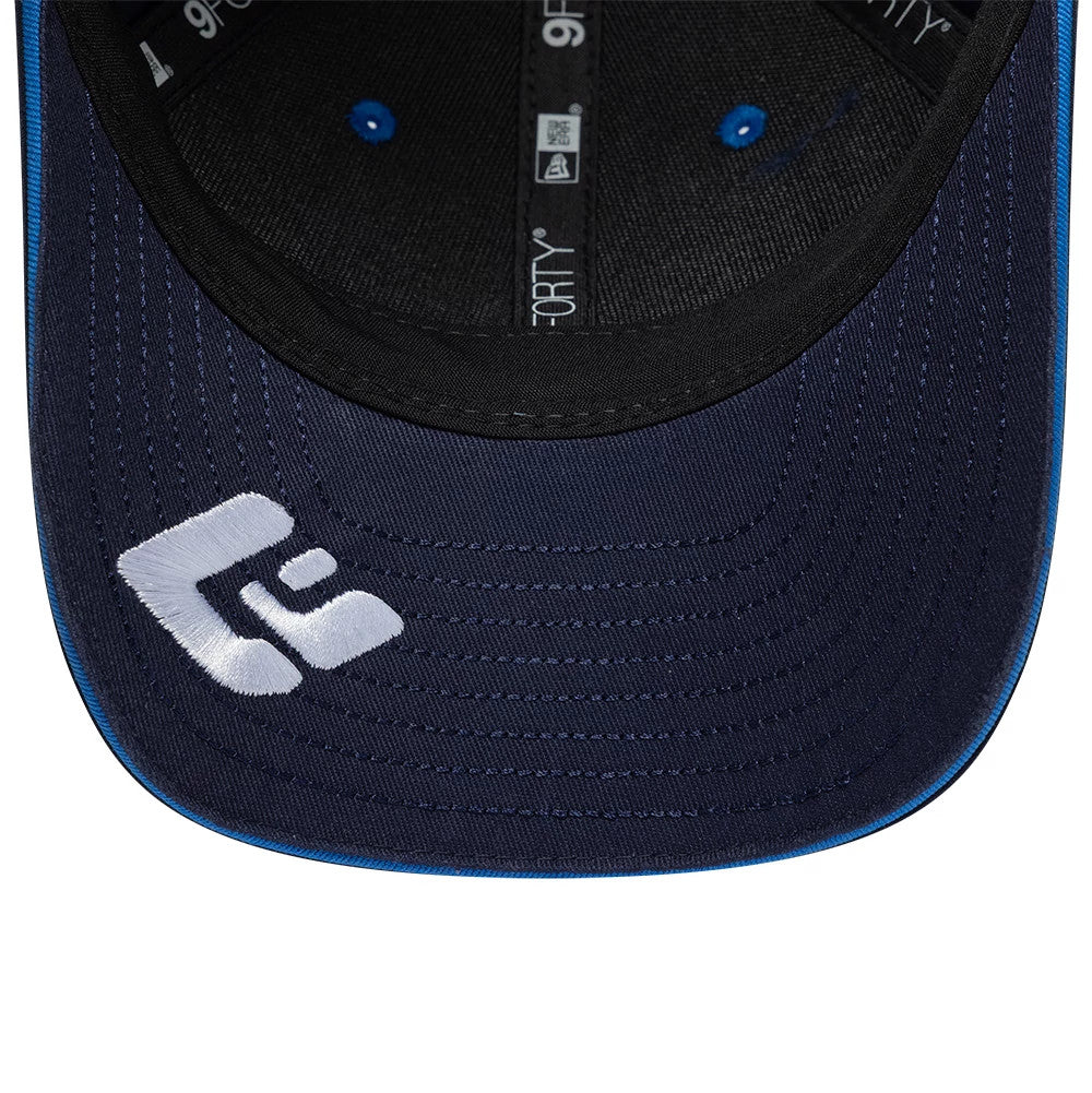 Pictured is this Youth Atlassian Williams F1 Team Alex Albon 9FORTY M-Crown Adjustable cap in navy. 2