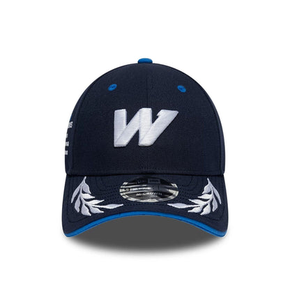 Pictured is this Atlassian Williams F1 Team Launch 9FORTY M-Crown Adjustable cap in navy. 3