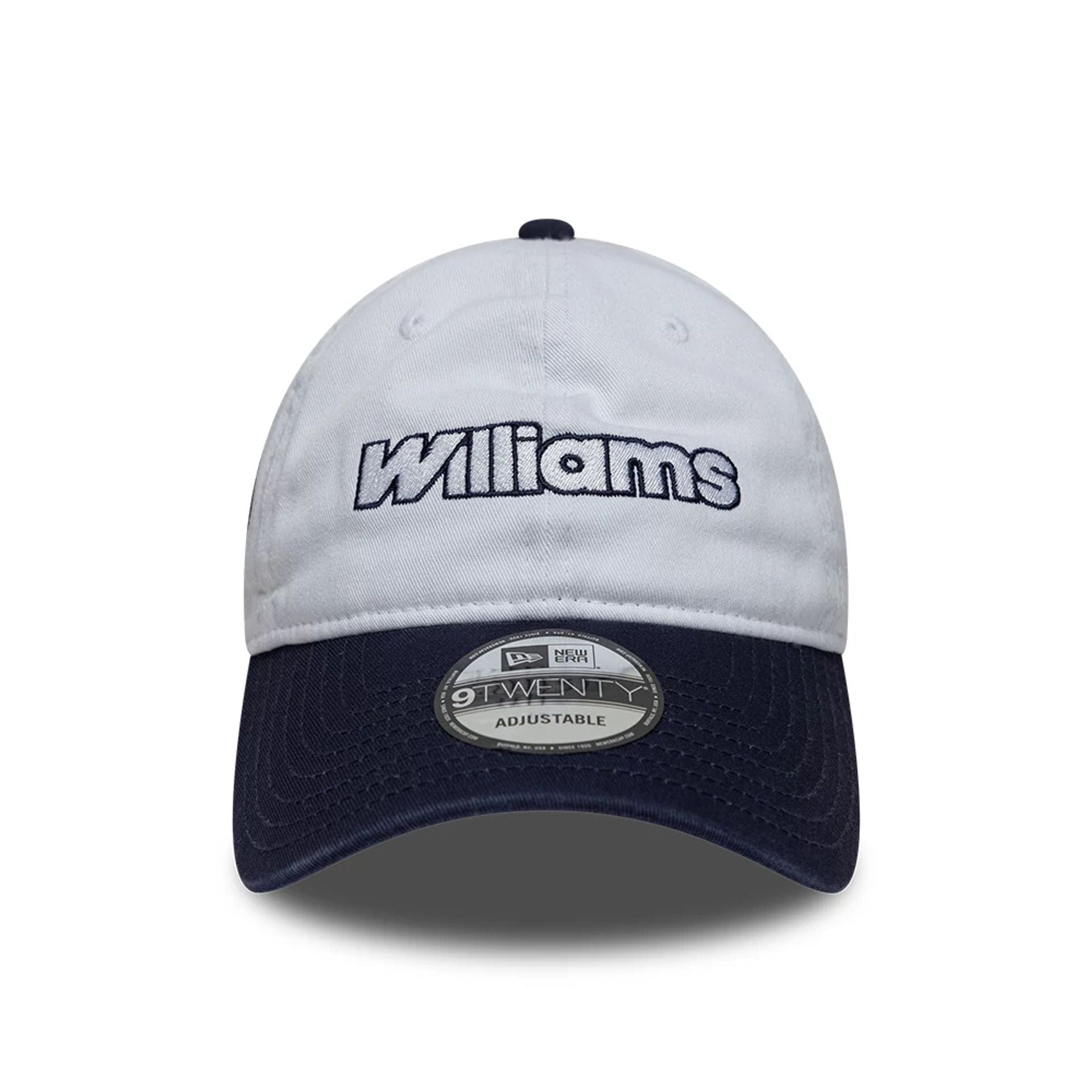 Pictured is this Atlassian Williams F1 Team Suzuka Race Special 9TWENTY Adjustable cap in white. 2