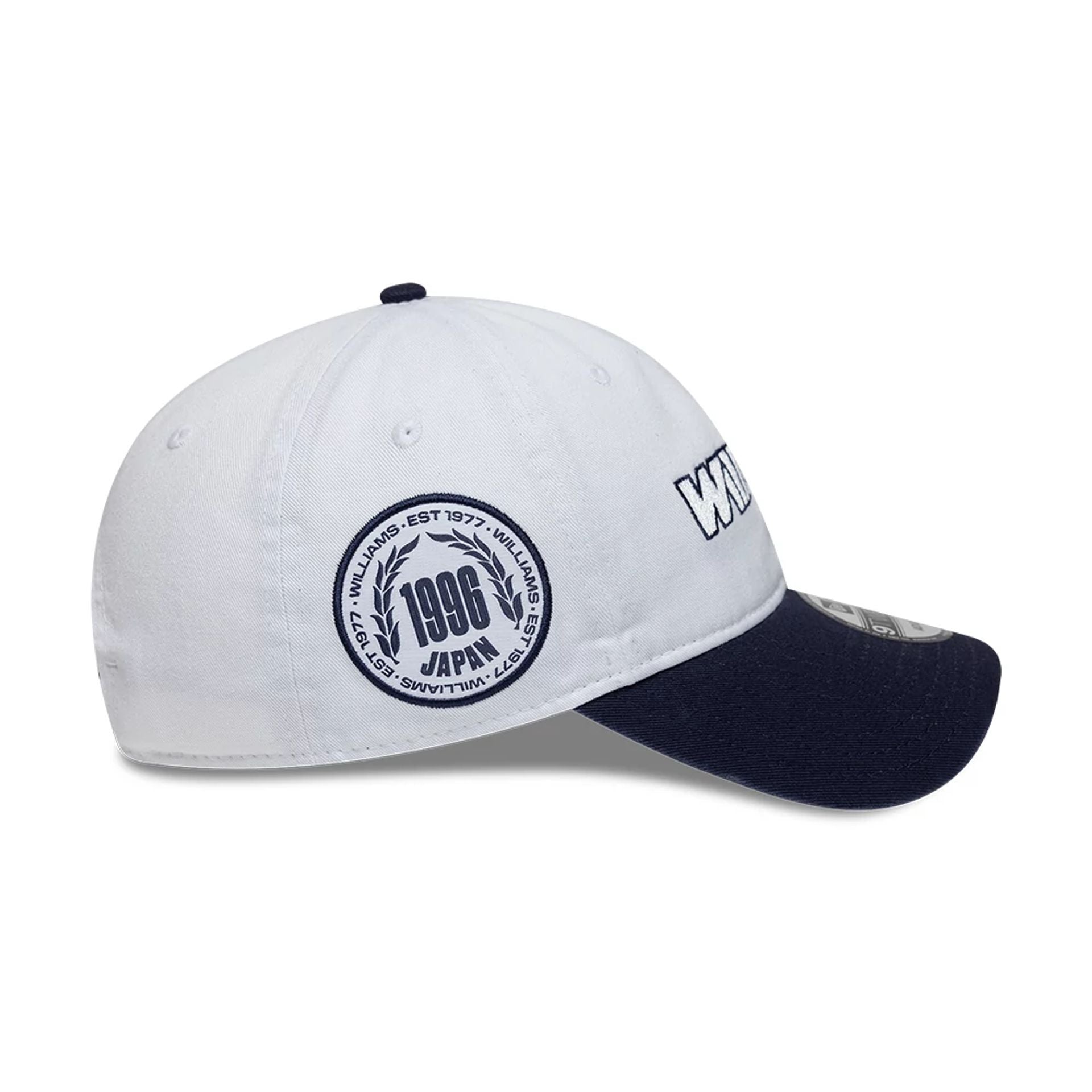 Pictured is this Atlassian Williams F1 Team Suzuka Race Special 9TWENTY Adjustable cap in white. 4