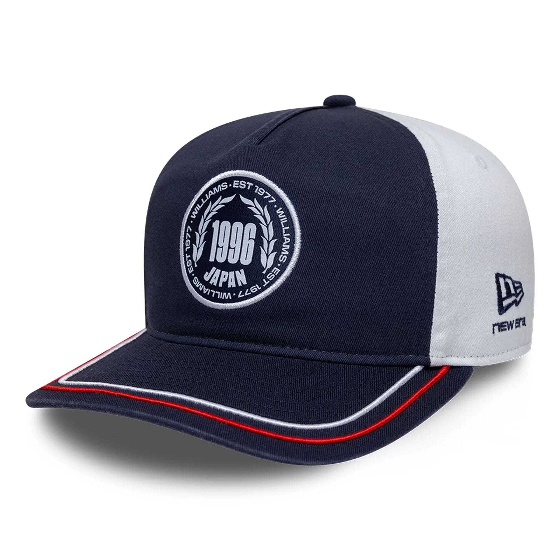 Pictured is this Atlassian Williams F1 Team Suzuka Race Special 19TWENTY Adjustable cap in navy. 3