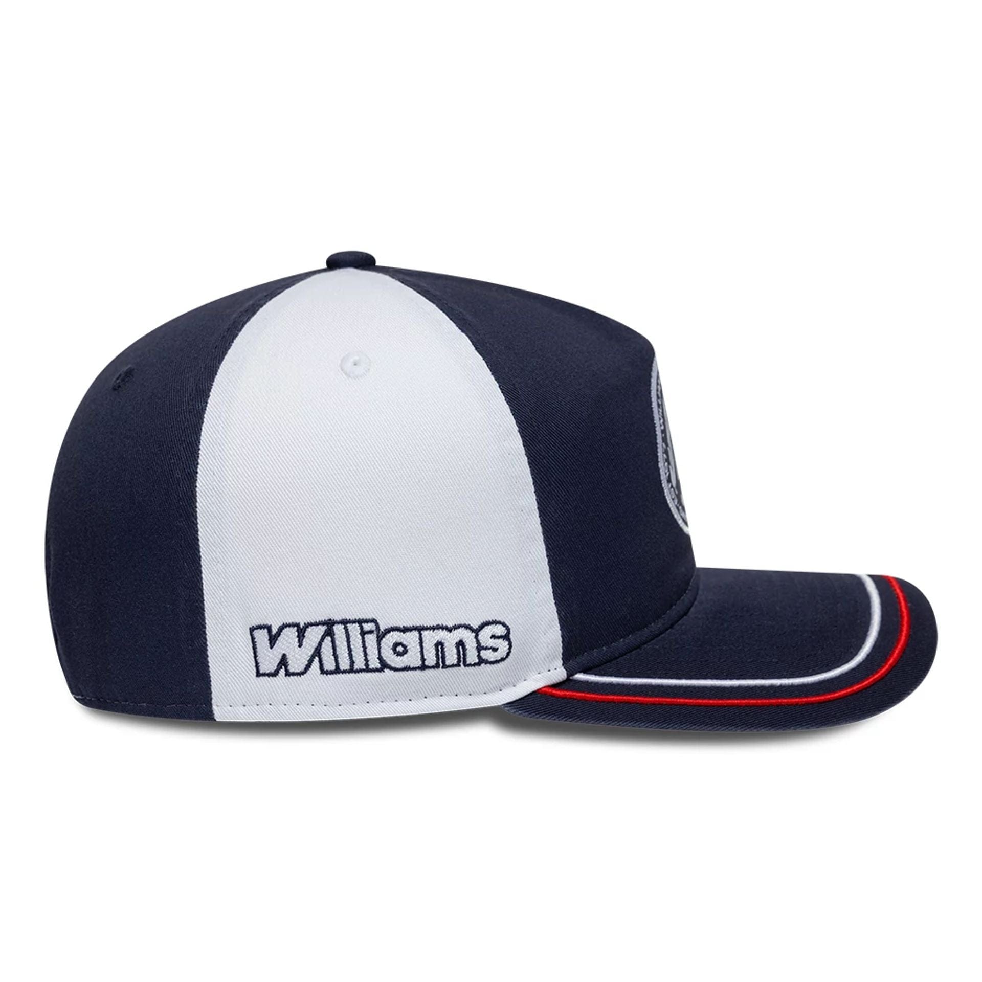 Pictured is this Atlassian Williams F1 Team Suzuka Race Special 19TWENTY Adjustable cap in navy. 4