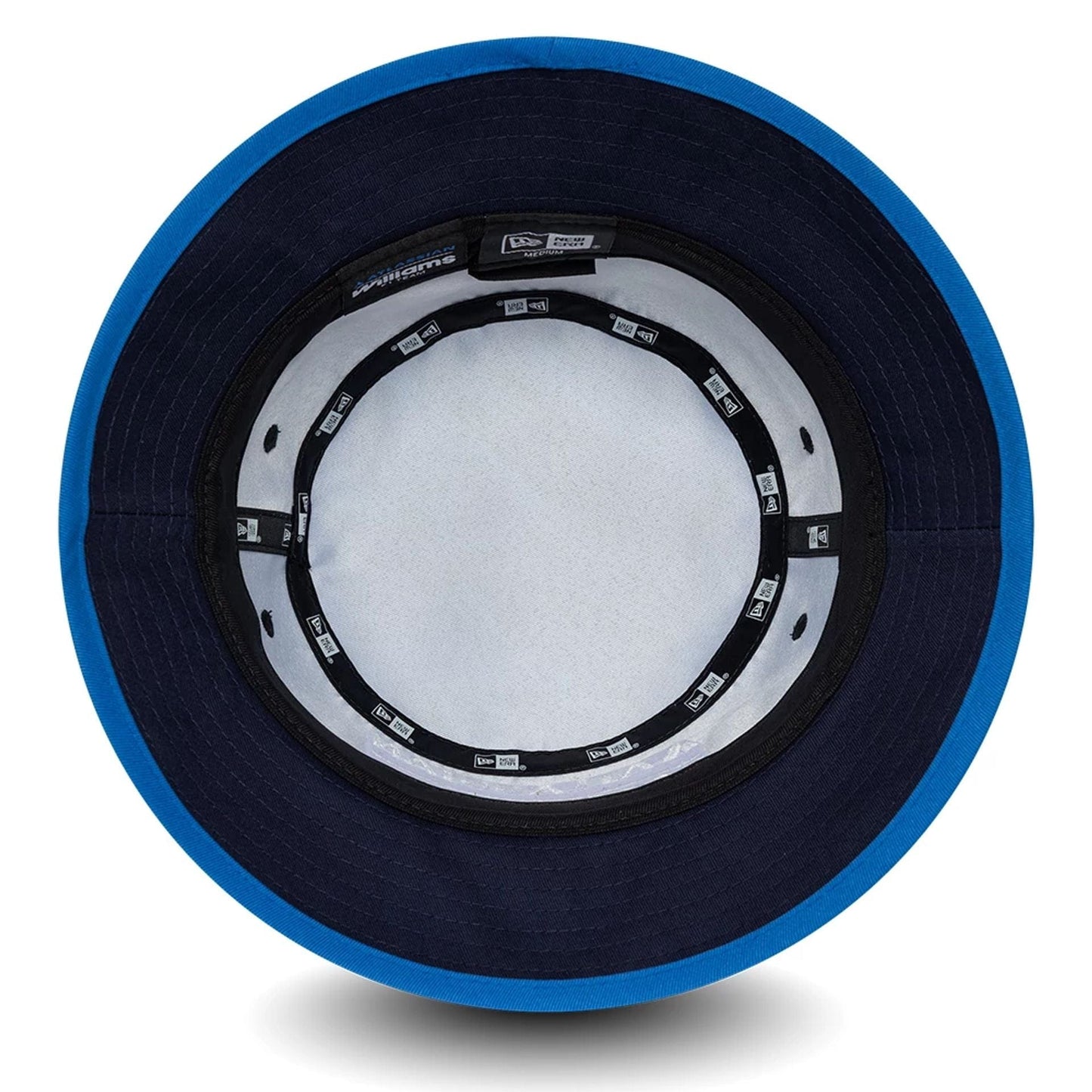 Pictured is this Atlassian Williams F1 Team Team Bucket hat in navy. 5