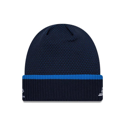 Pictured is this Atlassian Williams F1 Team Carlos Sainz Cuff Knit Beanie hat in navy. 2