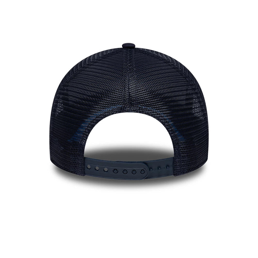 Pictured is this Atlassian Williams F1 Team Essential 9FORTY A-Frame Trucker Adjustable cap in navy. 4