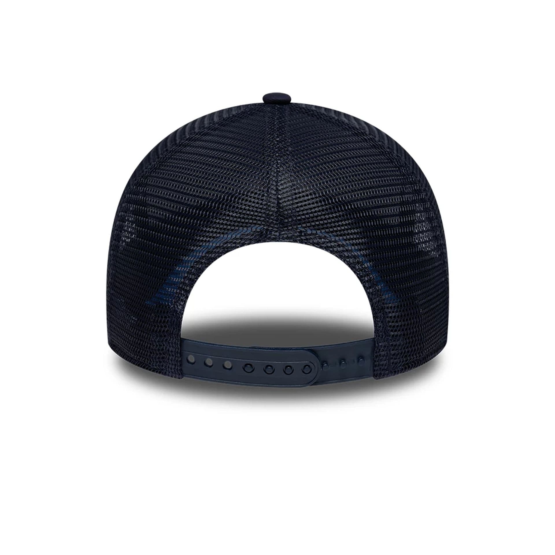 Pictured is this Atlassian Williams F1 Team Essential 9FORTY A-Frame Trucker Adjustable cap in navy. 4