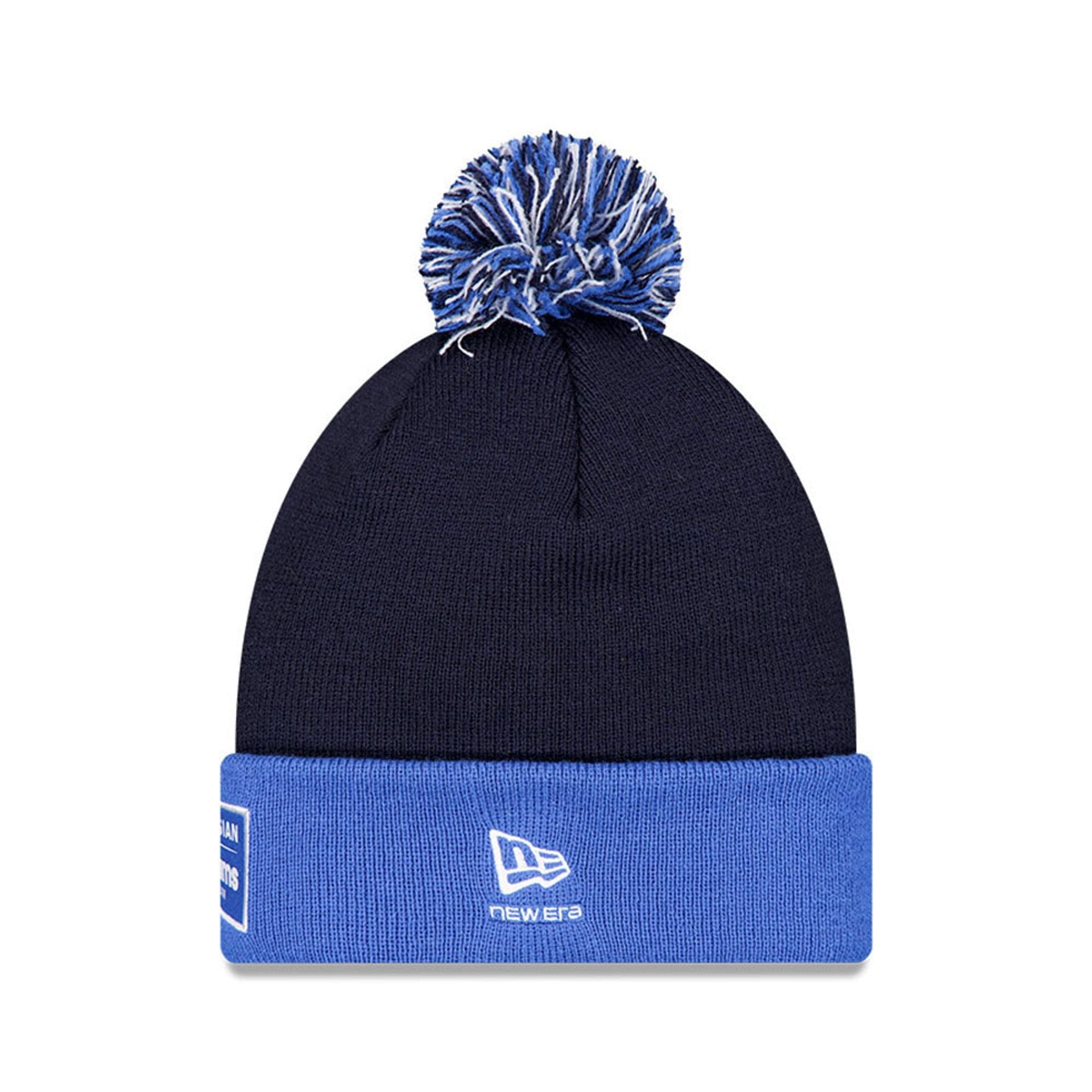 Pictured is this Atlassian Williams F1 Team Essential Bobble Knit Beanie hat in navy. 3
