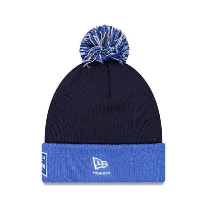 Pictured is this Atlassian Williams F1 Team Essential Bobble Knit Beanie hat in navy. 3
