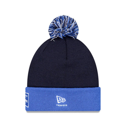 Pictured is this Atlassian Williams F1 Team Essential Bobble Knit Beanie hat in navy. 3