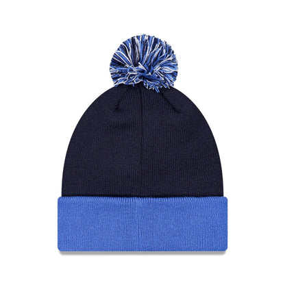 Pictured is this Atlassian Williams F1 Team Essential Bobble Knit Beanie hat in navy. 2