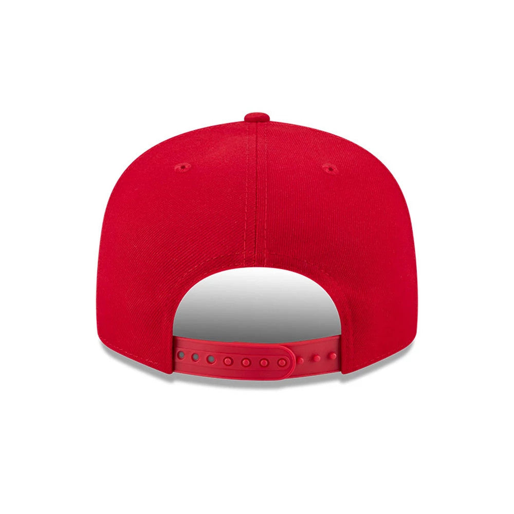Pictured is this MLB All Star Game Philadelphia Phillies 9FIFTY Snapback cap in red. 7