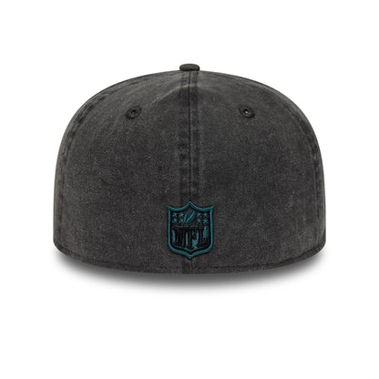 Pictured is this NFL Washed Philadelphia Eagles 59FIFTY Fitted cap in black. 5