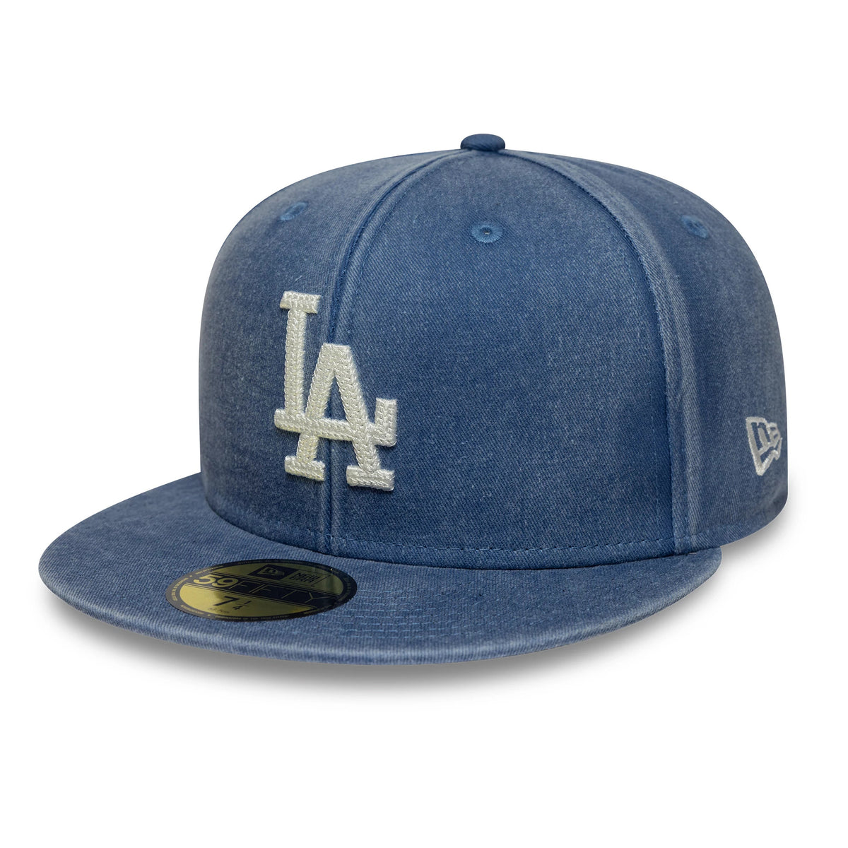 Pictured is this MLB Washed LA Dodgers 59FIFTY Fitted cap in dark blue. 1