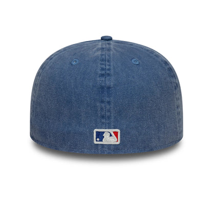 Pictured is this MLB Washed LA Dodgers 59FIFTY Fitted cap in dark blue. 5