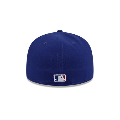 Pictured is this MLB Rhinestone Badge LA Dodgers 59FIFTY Fitted cap in dark blue. 5