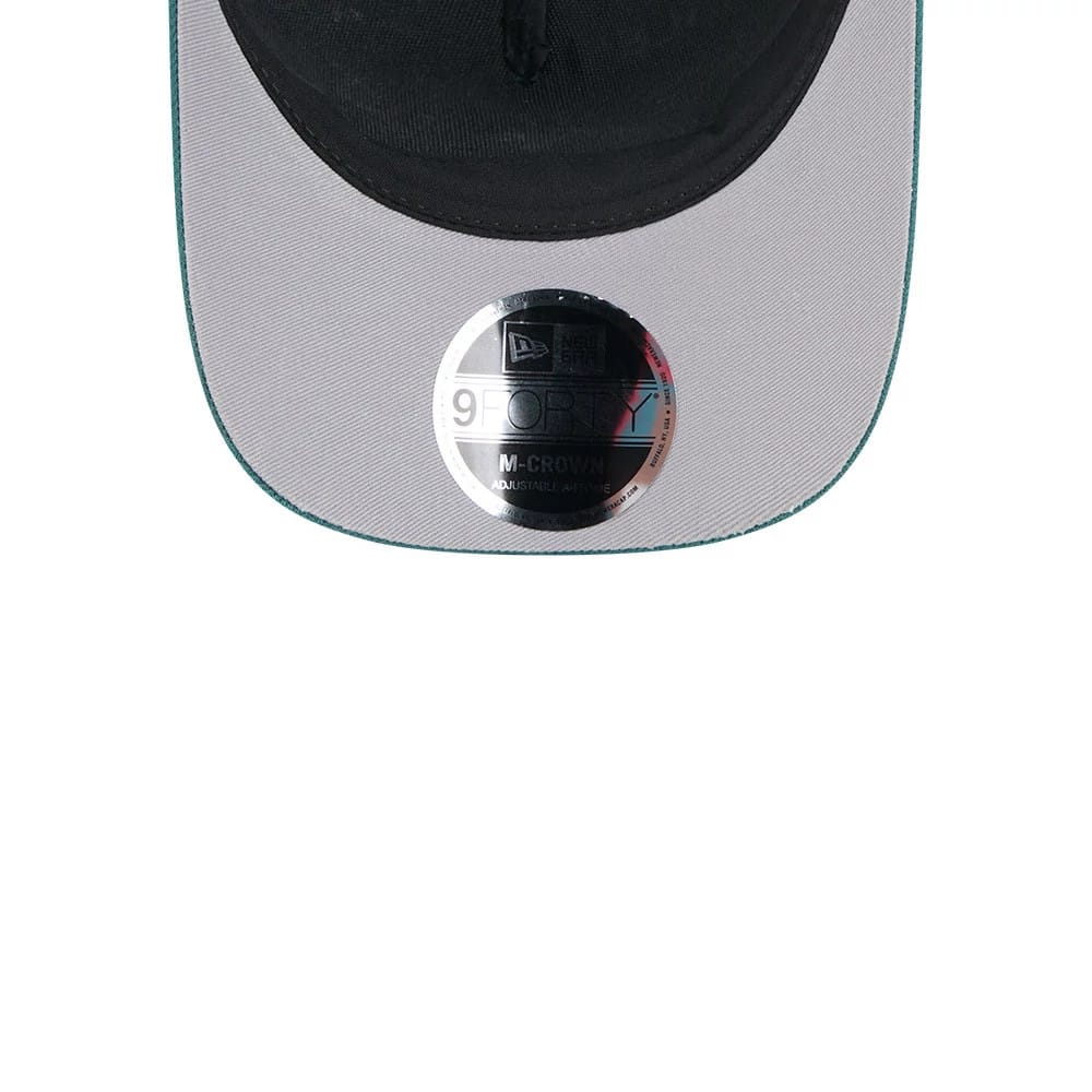 Pictured is this NFL All Over Philadelphia Eagles 9FORTY M-Crown A-Frame Trucker cap in dark green. 2