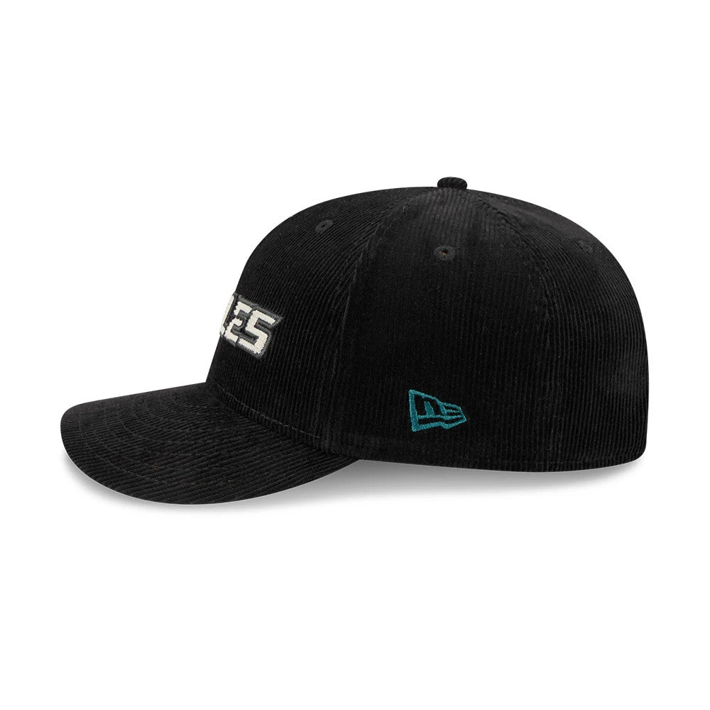 Pictured is this NFL 2 Tone Cord Philadelphia Eagles 9FIFTY Snapback cap in black. 6