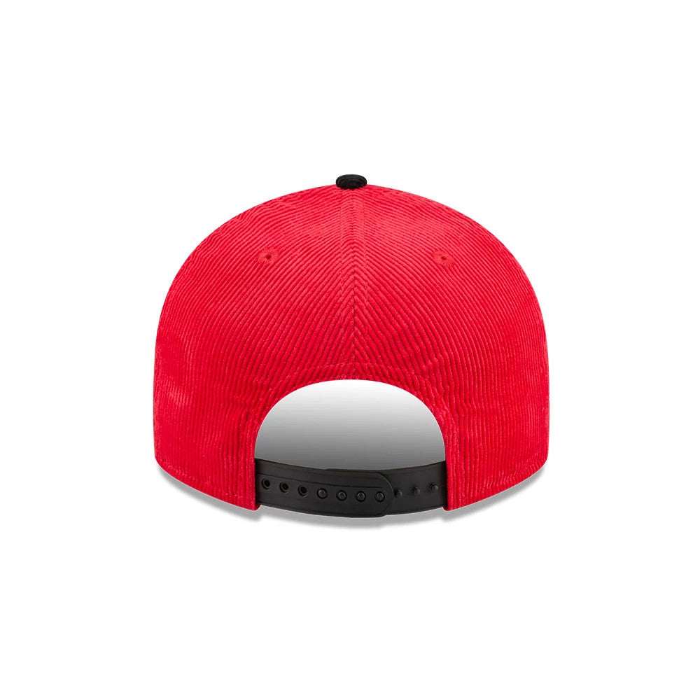 Pictured is this NFL 2 Tone Cord San Francisco 49ers 9FIFTY Snapback cap in red. 5