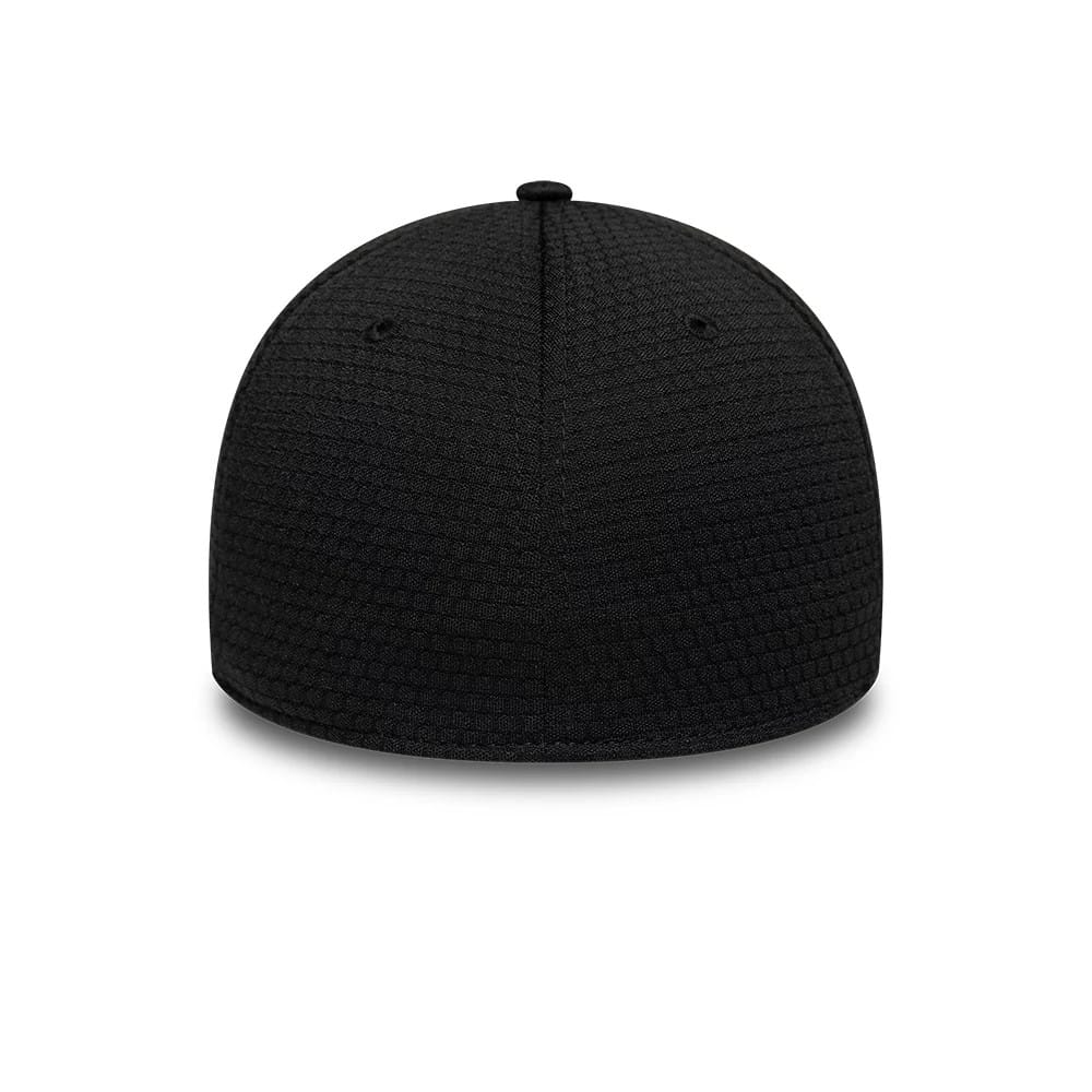 Pictured is this New Era Tech 39THIRTY Stretch Fit cap in black. 4