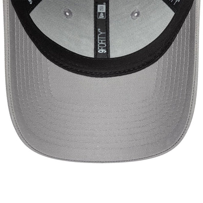 Pictured is this Womens New Era Floral Icon 9FORTY cap in grey. 7