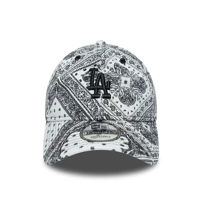 Pictured is this MLB Washed Paisley LA Dodgers 9TWENTY cap in white. 3