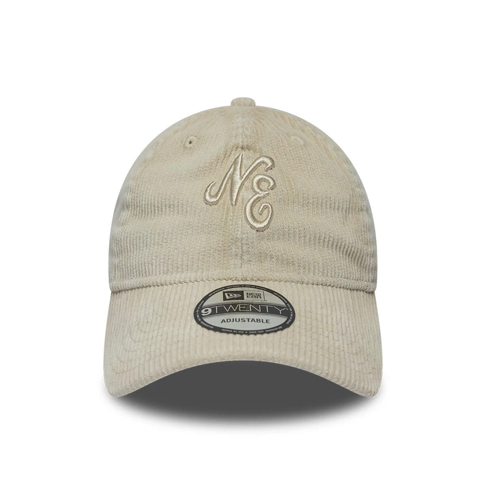Pictured is this New Era Washed Cord 9TWENTY cap in Cream. 2