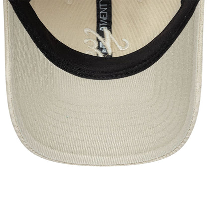Pictured is this New Era Washed Cord 9TWENTY cap in Light Grey. 7