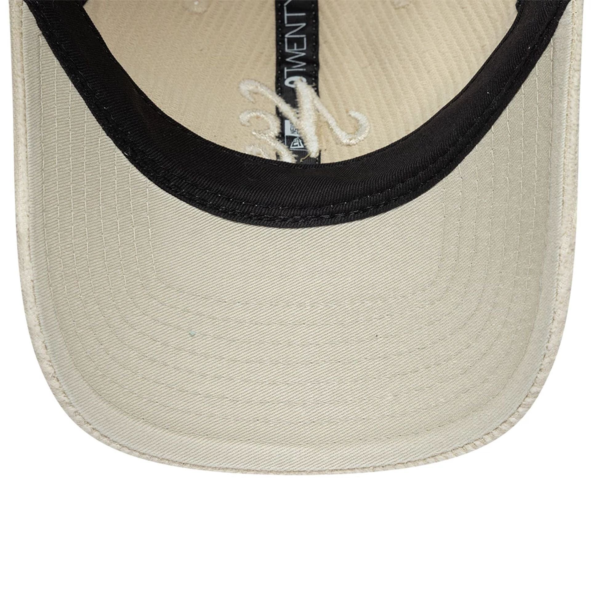 Pictured is this New Era Washed Cord 9TWENTY cap in Light Grey. 7