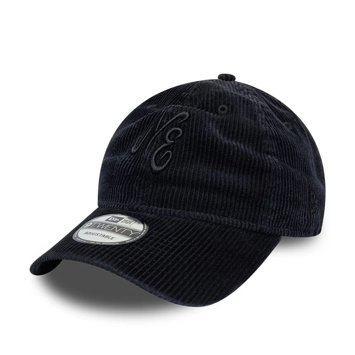 Pictured is this New Era Washed Cord 9TWENTY cap in black. 1