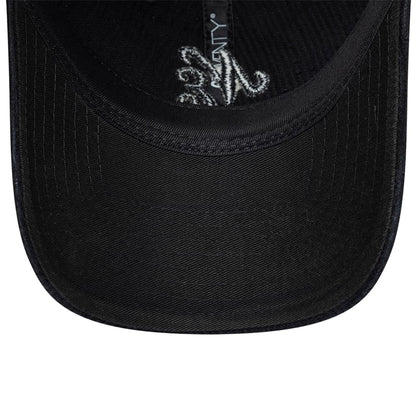 Pictured is this New Era Washed Cord 9TWENTY cap in black. 7